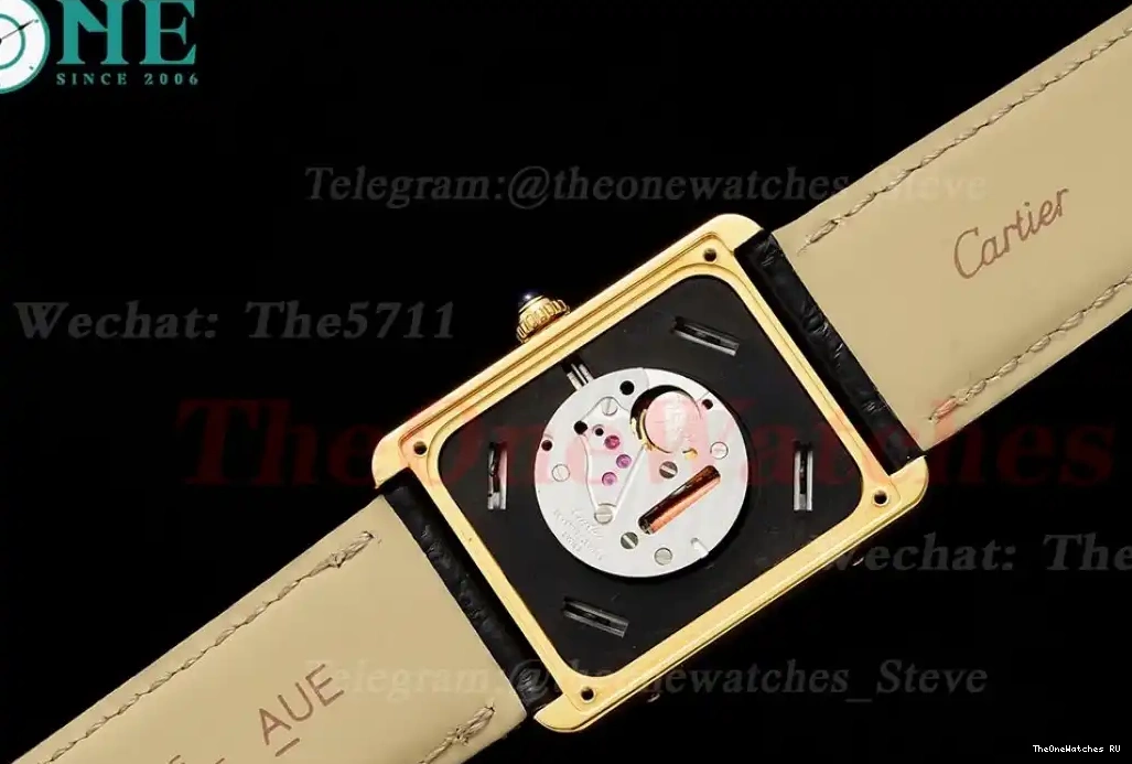 Dial White Tank 27.4mm AF LE Solo YG Dia Quartz 0401